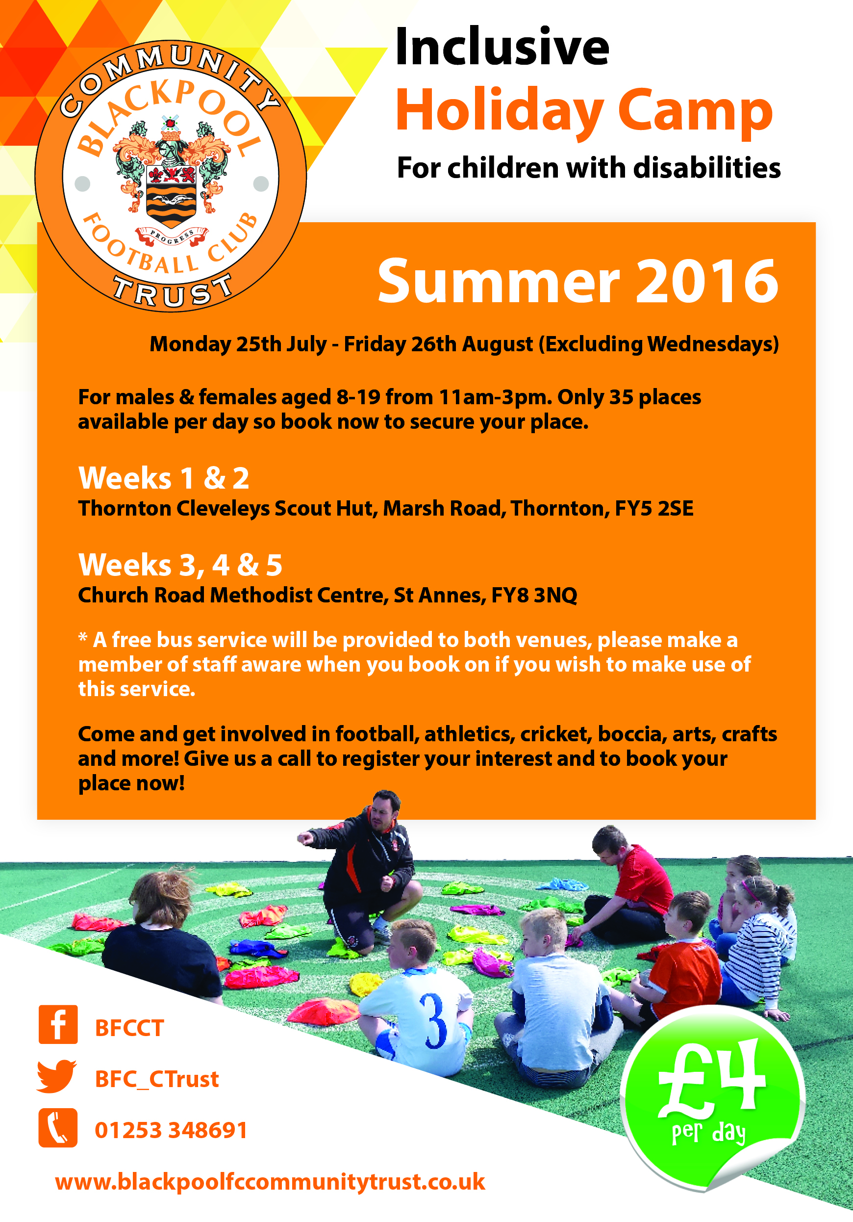 Inclusive Holiday Camp | Book Now! | BFCCT